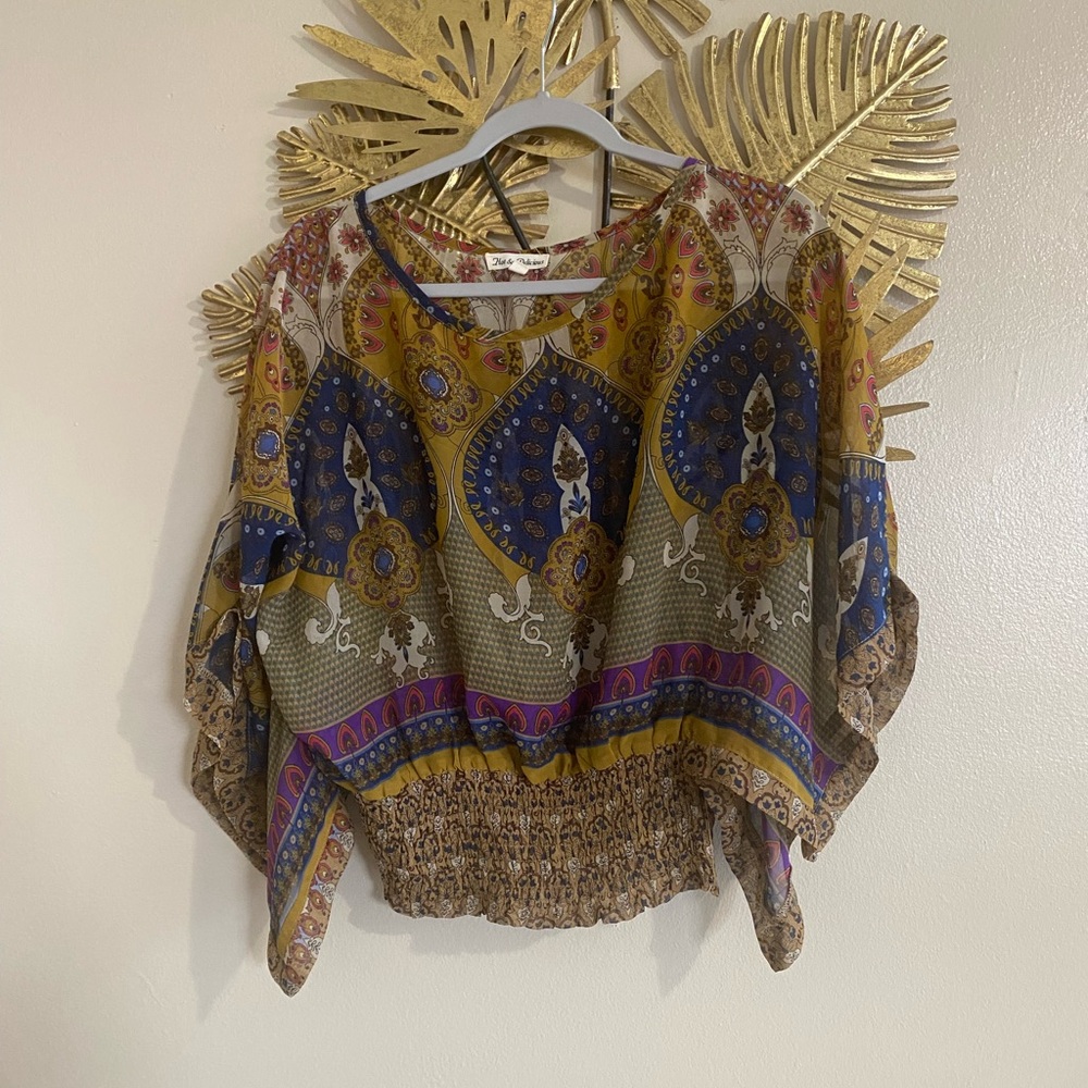 Hot & Delicious Multicolor Boho Blouse